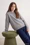 Gray Melange Girls' Sweater Tkdaw27Kz00007 - 3