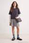 Anthracite Girls' Short / Mini Plain Knitted Skirt Tkdaw27Et00007
