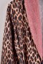 Brown Leopard Printed Soft Waffle Knitted Dressing Gown Thmaw26Sb00006 - 6
