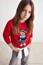 Red Girls' Knitted Sweater Tkdaw27Kz00027