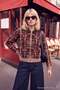 Brown Garni Detailed Regular Thick Zippered Knitwear Cardigan Twoaw27Hi00027 - 5