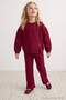 Burgundy Floral Knitted Bottom - Top Set Tkdaw26Au00011 - 3