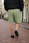 Men's Premium Jogger Relax Cargo Pocket A.Green Linen Shorts - 6
