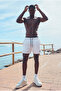Men's Zippered Pocket Jogger Summer A.Gray Swim Shorts - 4