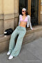 Women's Trend High Waist S.Green Palazzo Pants - 4