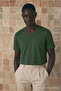 Men's Cotton Flexible Khaki V-Neck T-Shirt - 3