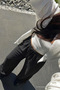 Women's Summer Black Linen Trousers - 5