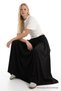 Women's Wide Leg Casual Black Palazzo Pants - 4