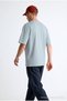 Men's Casual Premium Comfort Cotton Loose Gray T-Shirt - 6