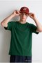 Men's Casual Premium Comfort Cotton Loose Green T-Shirt - 2