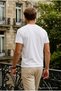 Men's Relax Fit Short Sleeve 100% Cotton White T-Shirt - 6