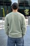 Men's 95% Cotton Anti-Pilling Khaki Knit Sweater - 6