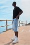 Men's Comfortable Fit Basic Black Short Sleeve T-Shirt - 5