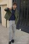 Men's Casual Comfortable Gray Cargo Linen Trousers - 6