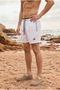Men's Trendy Summer A.Gray Swim Shorts with Elastic Waist - 5