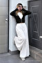 Women's Summer Wide-Leg White Palazzo Pants - 2