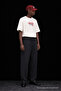 Men's Low Waist Premium Loose Black Linen Trousers - 3
