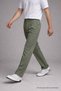 Men's Casual Regular Classic Khaki Fabric Trousers - 4