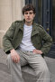 Men's Trend Low Waist Loose Stone Linen Trousers - 5