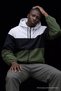 Men's Patterned Casual Black Raincoat & Windbreaker - 5