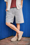 Men's Premium Loose Cargo Pocket Stone Linen Shorts - 2