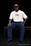 Men's Low Waist Premium Loose Fit Navy Blue Linen Trousers - 5
