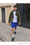 Men's Premium Cotton Loose Blue Summer Combed Cotton Shorts - 4