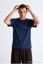 3 Pieces Men's Casual Summer Loose Basic Short Sleeve T-Shirt - 7