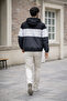 Men's Comfort Fit Patterned Loose Fit Smoked Raincoat & Windbreaker - 6