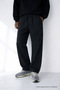 Men's Casual Summer Trend Loose Black Linen Trousers - 4
