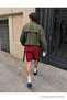 Men's Premium Cotton Loose Red Summer Combed Cotton Shorts - 6