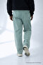 Men's Casual Summer Trend Loose S.Green Linen Trousers - 6