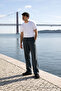 Men's Elastic Waist Jogger K.Khaki Linen Trousers