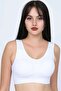Women's Bamboo Strap Large Size Padded Bustier / Sports Bra - 3
