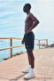 Men's Zippered Pocket Jogger Summer Y.Black Sea Shorts - 5