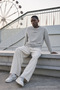 3 Pieces Men's Printed Relax Fit Seasonal Sweatshirt - 5