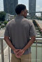 Men's Trend Casual Smoked Polo Collar T-Shirt - 7