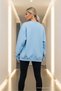 Women's Crew Neck Oversized 3-Piece Sweatshirt - 8