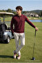 Men's Molded Knitted Urban Burgundy Sweater - 2
