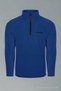 Men's Half Zipper Indigo Slim Fit Fleece Sweatshirt - 6