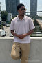 Men's Trend Casual Gray Polo Collar T-Shirt - 4
