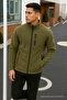 Men's Comfort Fit Casual Thick Khaki Fleece - 6
