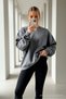 Unisex 3-Piece Khaki Smoked Claret Red Crew Neck Oversize Sweatshirt Pack - 3