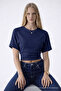 Women's Bat Sleeve Summer 3-Piece Crop Blouse - 6