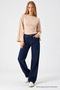 Women's Long Bat Sleeve 3-Piece Crop Blouse - 3