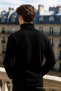 Men's Zippered Casual Black 3-Piece Sweatshirt - 6