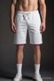 Men's Elastic Summer Comfort White Shorts