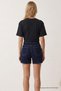 Women's Casual Cotton Black Crop T-Shirt - 5