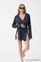 Women's Beach Wear Comfortable Belted Laci Kimono - 3