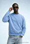 Sweatshirts - Blue - Casual - 2